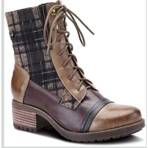 L’artiste Spring Step EGUINE womens Combat Boot Size 39